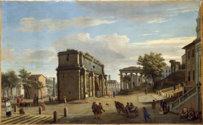 O Arco de Constantino de Caspar Adriaans van Wittel