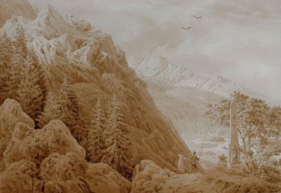 A queda de Caspar David Friedrich