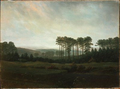 A tarde de Caspar David Friedrich
