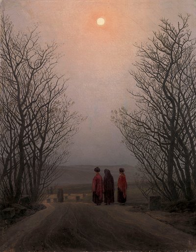 Alemão: Ostermorgen Manhã de Páscoa de Caspar David Friedrich
