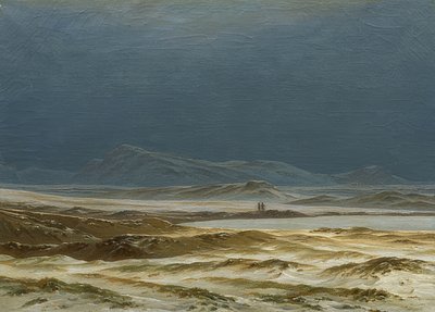 Paisagem nórdica na primavera. Por volta de 1825 de Caspar David Friedrich