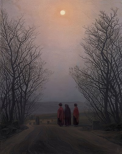 Manhã de Páscoa. Por volta de 1828-35 de Caspar David Friedrich