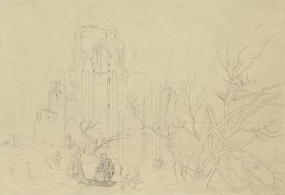 Estudo para o inverno de 1803 de Caspar David Friedrich