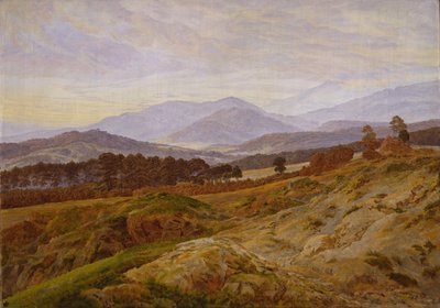 The Riesengebirge de Caspar David Friedrich
