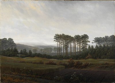 As horas do dia: a tarde, 1821-1822 de Caspar David Friedrich