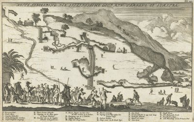 Mina de ouro Tambang em Sumatra
Foto nítida do myn Tambang dourado de Sillidian em Sumatra (título sobre o objecto) de Caspar Luyken