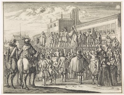Discurso público do mestre Godefroy Bousart em Atrecht de Caspar Luyken