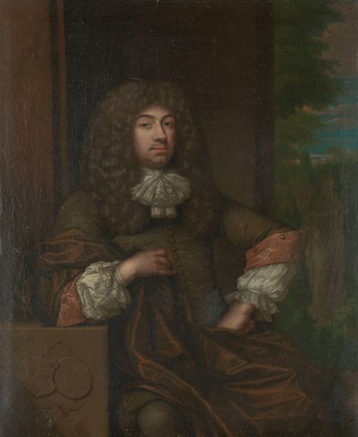 Retrato de Jan Boudaen Courten (1635-1716), senhor de St. Laurens, Schellach e Popkensburg, juiz e vereador de Middelburg de Caspar Netscher (copy after)