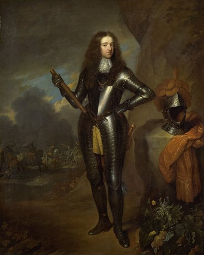 Guilherme III (1650-1702), Príncipe de Orange e desde 1689, Rei de Inglaterra de Caspar Netscher (copy after)