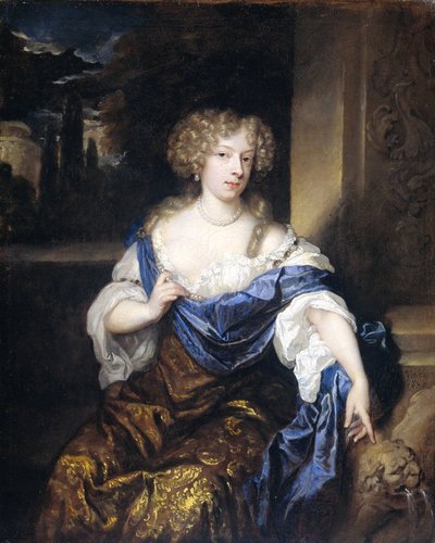 Retrato de Helena Ctaharina de Witte 91661-95), esposa de Iman mogge, senhor de Haamstede de Caspar Netscher