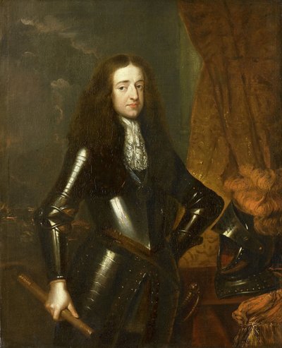 Retrato de Willem III (1650-1702), Príncipe de Orange e desde 1689, Rei da Inglaterra de Caspar Netscher