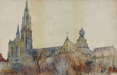 Catedral de Antuérpia, 1899. de Cass Gilbert