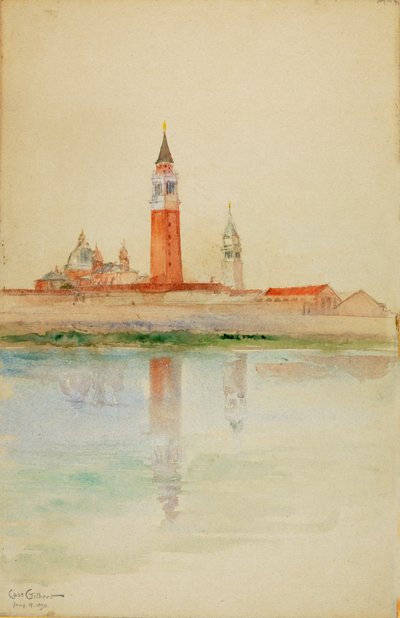San Giorgio Maggiore, Veneza, 1898. de Cass Gilbert