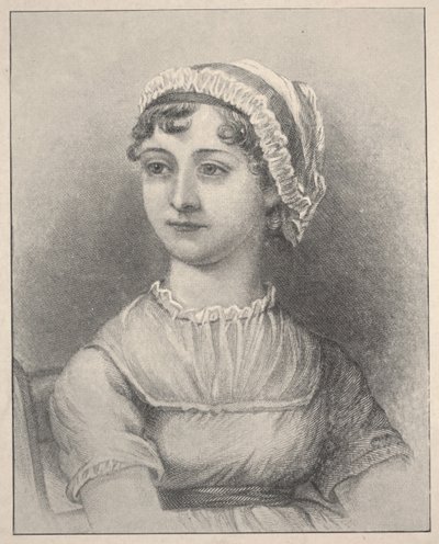 Jane Austen (gravura) de Cassandra (after) Austen