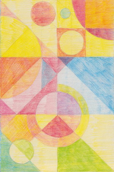 Geometria abstrata colorida de Catalina Somolinos