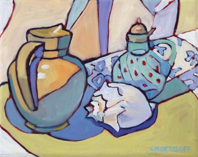 Sussurros do mar, 2024 (óleo sobre tela) de Catherine J Martzloff
