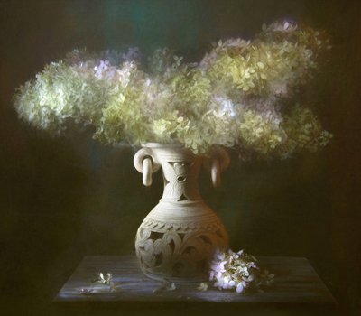 Natureza morta floral delicada de Catherine Wang