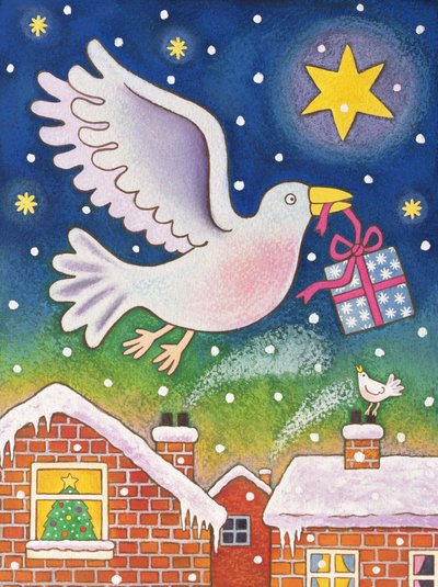 Um presente de paz, 1996 (wc) de Cathy Baxter