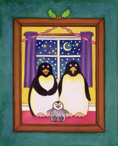Natal da família do pinguim, 1997 de Cathy Baxter