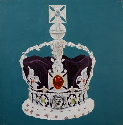 Jóias da Coroa 5, 2001 (óleo sobre tela) de Cathy Lomax