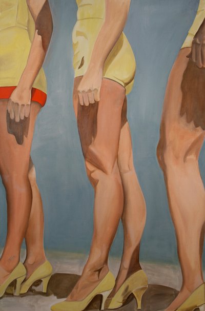 Legs, 2007 (óleo sobre tela) de Cathy Lomax