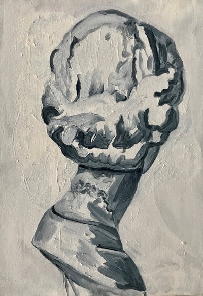 As Donzelas Felizes: Harper, 2017 (óleo sobre linho) de Cathy Lomax
