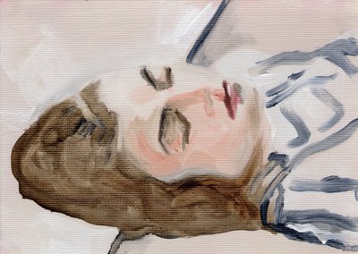 Toni Marachek, 2016 (óleo sobre papel) de Cathy Lomax