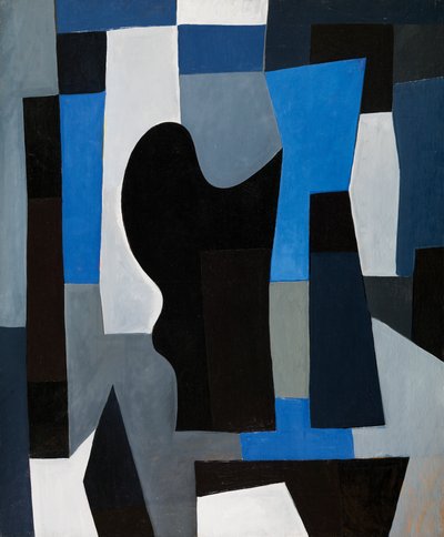Composição, c.1955 (óleo sobre tela) de Caziel Caziel