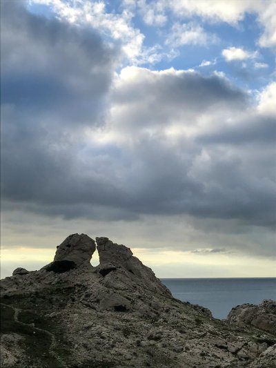 Paisagem - Céu e mar, 2019 (fotografia) de Cécile Jamet