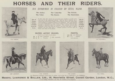 Propaganda, Cavalos e seus Cavaleiros de Cecil Charles Windsor Aldin