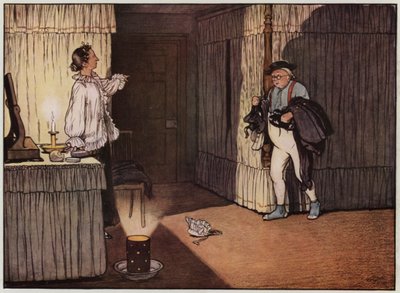 Ilustração para The Pickwick Papers de Cecil Aldin (cor litho) de Cecil Charles Windsor Aldin