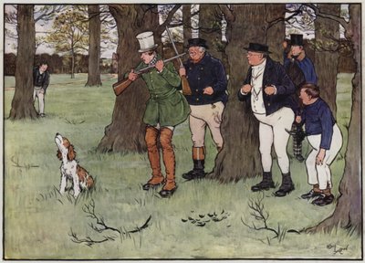 Ilustração para The Pickwick Papers, de Cecil Aldin de Cecil Charles Windsor Aldin