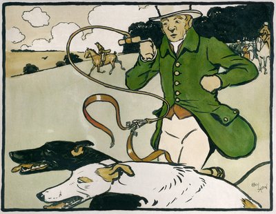 Velhos Desportos e Jogos Ingleses: Coursing de Cecil Charles Windsor Aldin