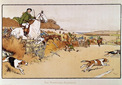 Aquarela de Cecil Aldin (1870-1935) Coleção Particular do século XIX de Cecil Charles Windsor Aldin