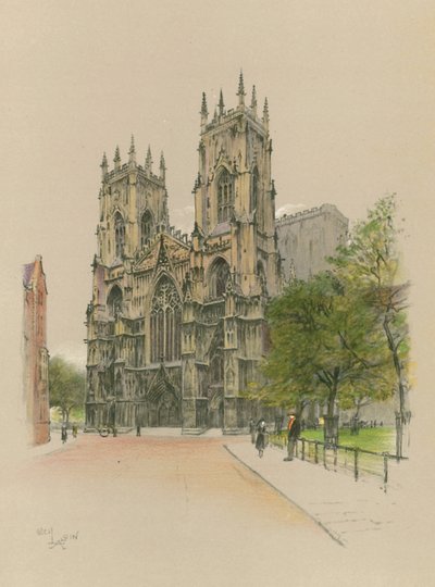 York Minster de Cecil Charles Windsor Aldin