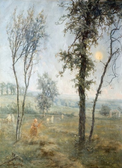 Feno ao luar, 1876. de Cecil Gordon Lawson
