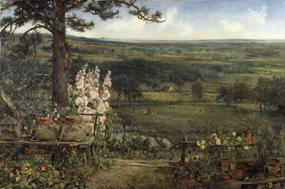 O Jardim do Ministro (óleo sobre tela) de Cecil Gordon Lawson