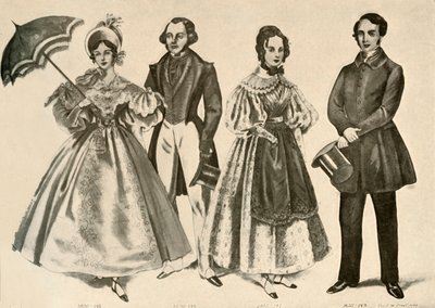Roupas de 1824-1835, 1907, 1937. de Cecil W. Trout
