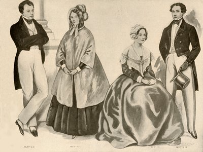 Roupas de 1836-1847, 1907, 1937. de Cecil W. Trout