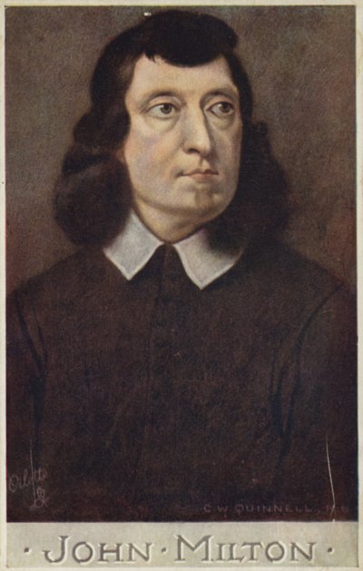 John Milton (1608-1674), poeta inglês de Cecil Watson Quinnell