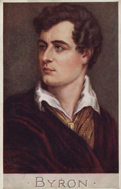 Lord Byron (1788-1824), poeta inglês de Cecil Watson Quinnell