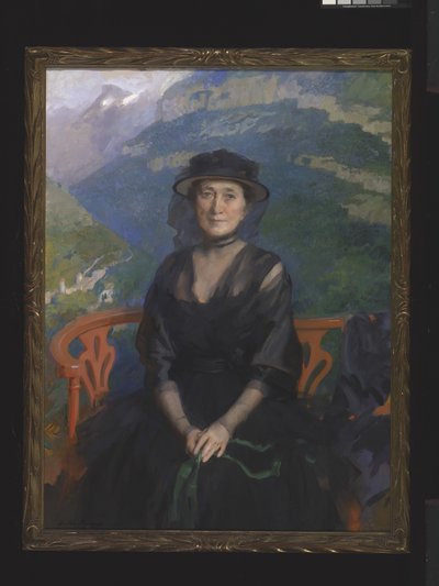 Retrato da Sra. Addison C. Harris (óleo sobre tela) de Cecilia Beaux