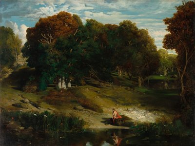 Na floresta de Celestin Francois Nanteuil