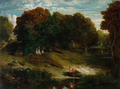 Na floresta de Celestin Francois Nanteuil
