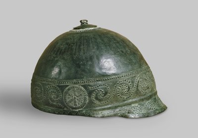 Capacete Italo-Celta, século III aC (bronze) de Celtic