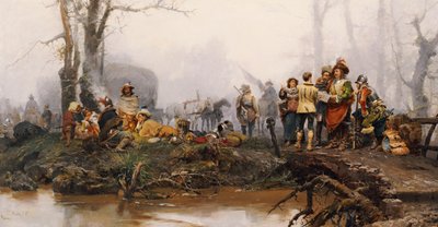 O acampamento, 1878 de Cesare Auguste Detti