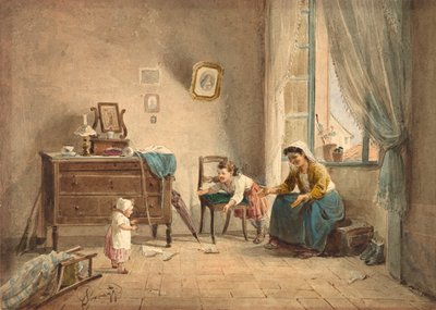 O primeiro passo, século XIX. de Cesare Provaggi