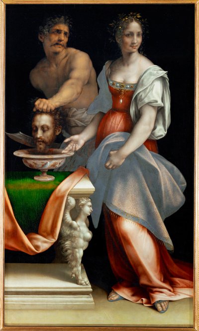 Salomé com a cabeça do Batista ... de Cesare da Sesto