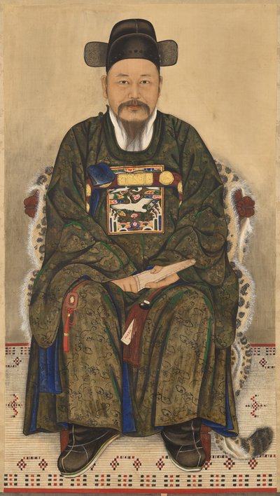 Retrato de um jovem oficial de Chae Yongshin (Korean