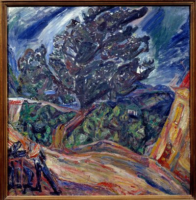 Big Tree Blue Painting por Chaim Soutine de Chaim Soutine